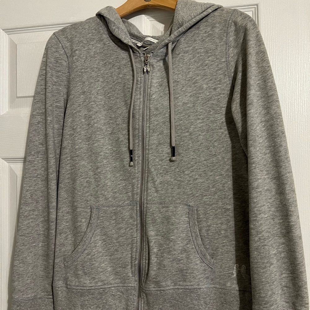 Victoria's Secret Angel Wing Heather Gray Hoodie